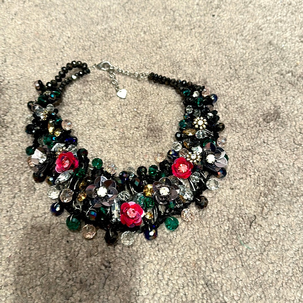 Aldo Black Bib Sold Out Necklace